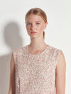 Monroe Dress (Pastel Boucle) Marshmallow