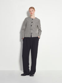 Mimi Jacket (Petite Houndstooth) Mono