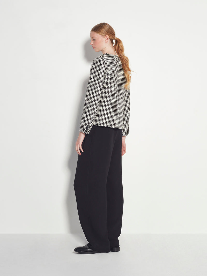 Mimi Jacket (Petite Houndstooth) Mono