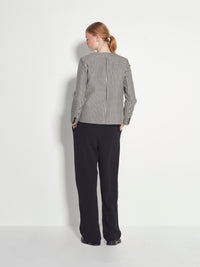 Mimi Jacket (Petite Houndstooth) Mono