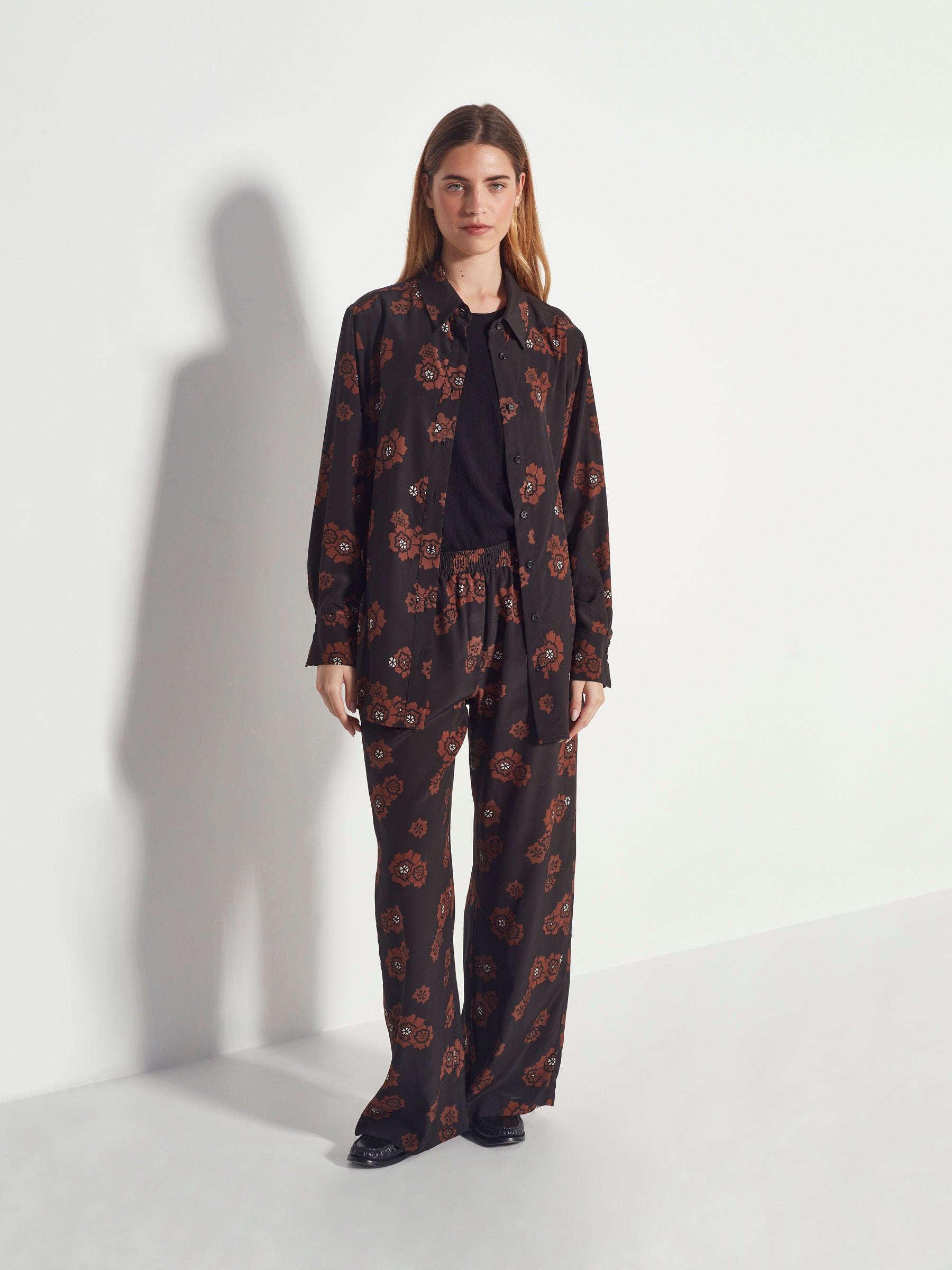 Elara Shirt (Star Anise Silk CDC) Cacao