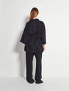 Emi Jacket (Wool Crepe) Black