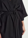Emi Jacket (Wool Crepe) Black