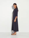 Rosie Dress (Wool Shirting) Ink