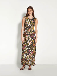 Fran Dress (Buttercup Floral Crepe) Happy Hour