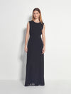 Cilla Dress (Luxe Crepe) Black