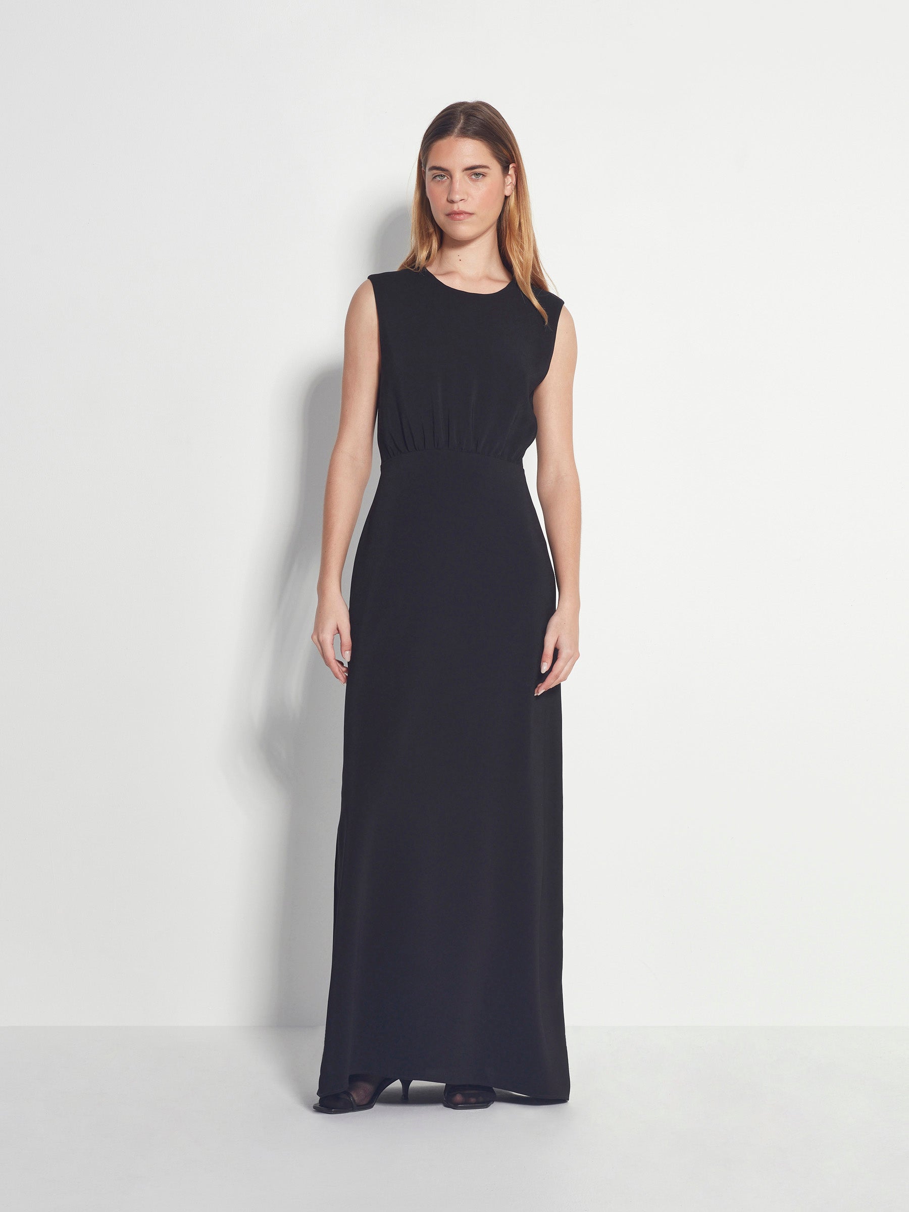 Cilla Dress (Luxe Crepe) Black
