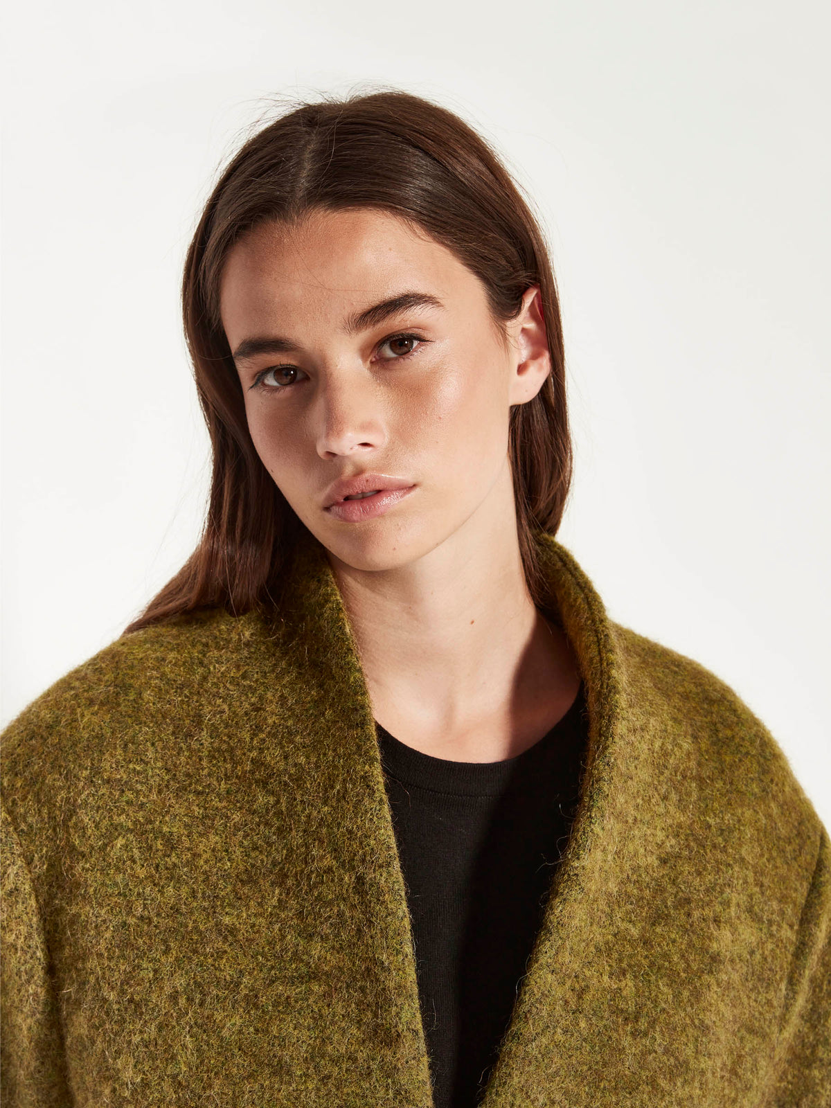 Clifford Coat (Mossy Wool) Thistle