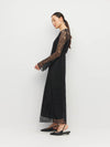 Rosetta Dress (Peony Lace) Black Lace