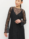 Rosetta Dress (Peony Lace) Black Lace