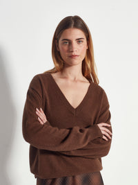 Em Skirt (Plaid Wool) Burnt Tobacco