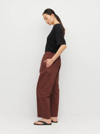 Ko Trouser (Crispy Cotton) Chestnut
