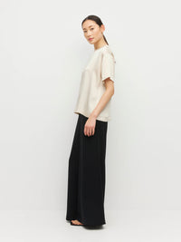 Fancy T (Crepe Sheen) Champagne