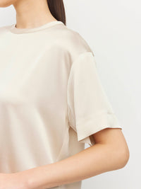 Fancy T (Crepe Sheen) Champagne