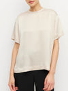 Fancy T (Crepe Sheen) Champagne