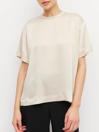 Fancy T (Crepe Sheen) Champagne