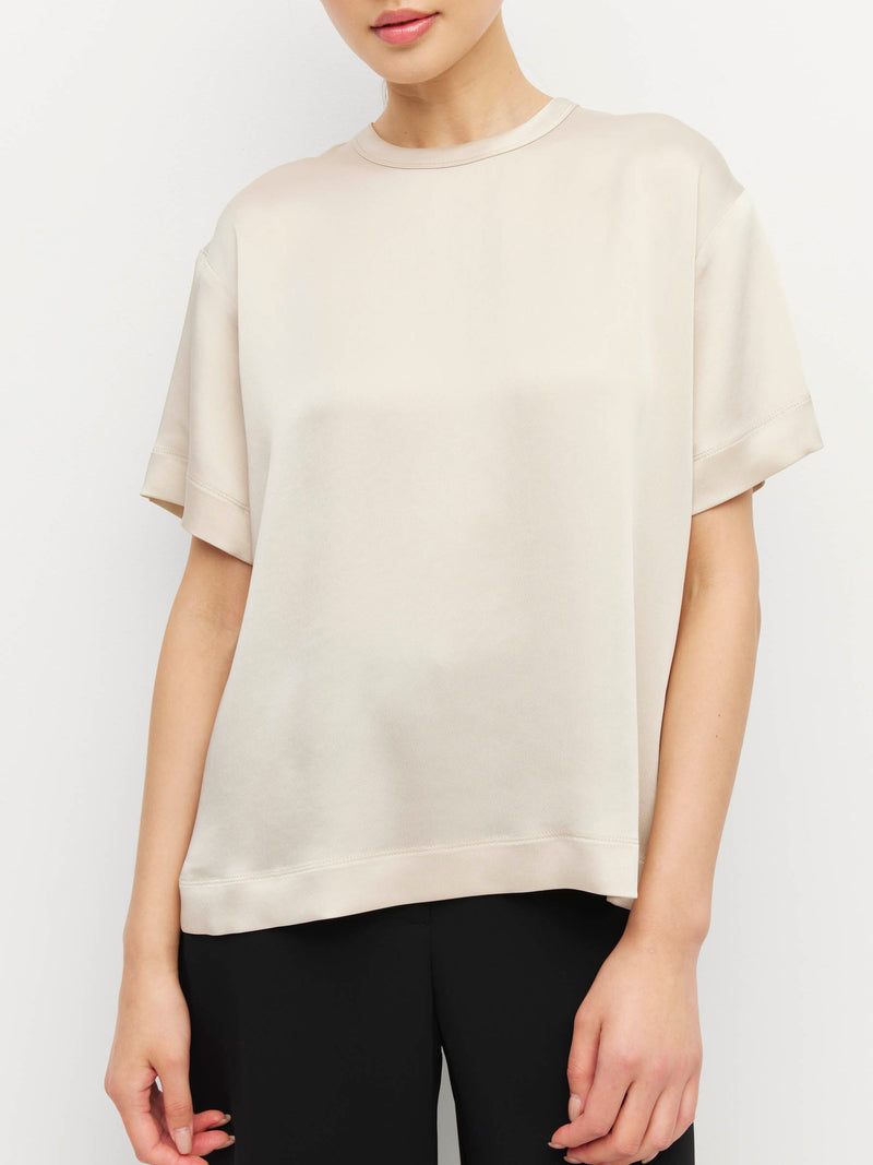 Fancy T (Crepe Sheen) Champagne