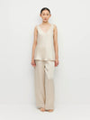 Ingrid Cami (Crepe Sheen) Champagne