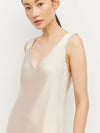 Ingrid Cami (Crepe Sheen) Champagne