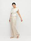 Koa Trouser (Crepe Sheen) Champagne