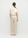 Koa Trouser (Crepe Sheen) Champagne