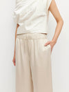Koa Trouser (Crepe Sheen) Champagne