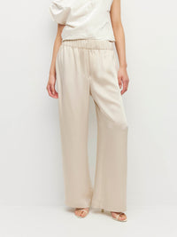 Koa Trouser (Crepe Sheen) Champagne