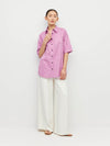 Eli Shirt (Floral Cotton Jacquard) Lilac