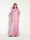 Emmy Dress (Floral Cotton Jacquard) Lilac