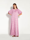 Emmy Dress (Floral Cotton Jacquard) Lilac