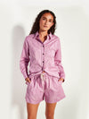 Robin Short (Floral Cotton Jacquard) Lilac