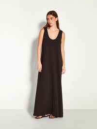 Vinca Dress (Jersey Rib) Black