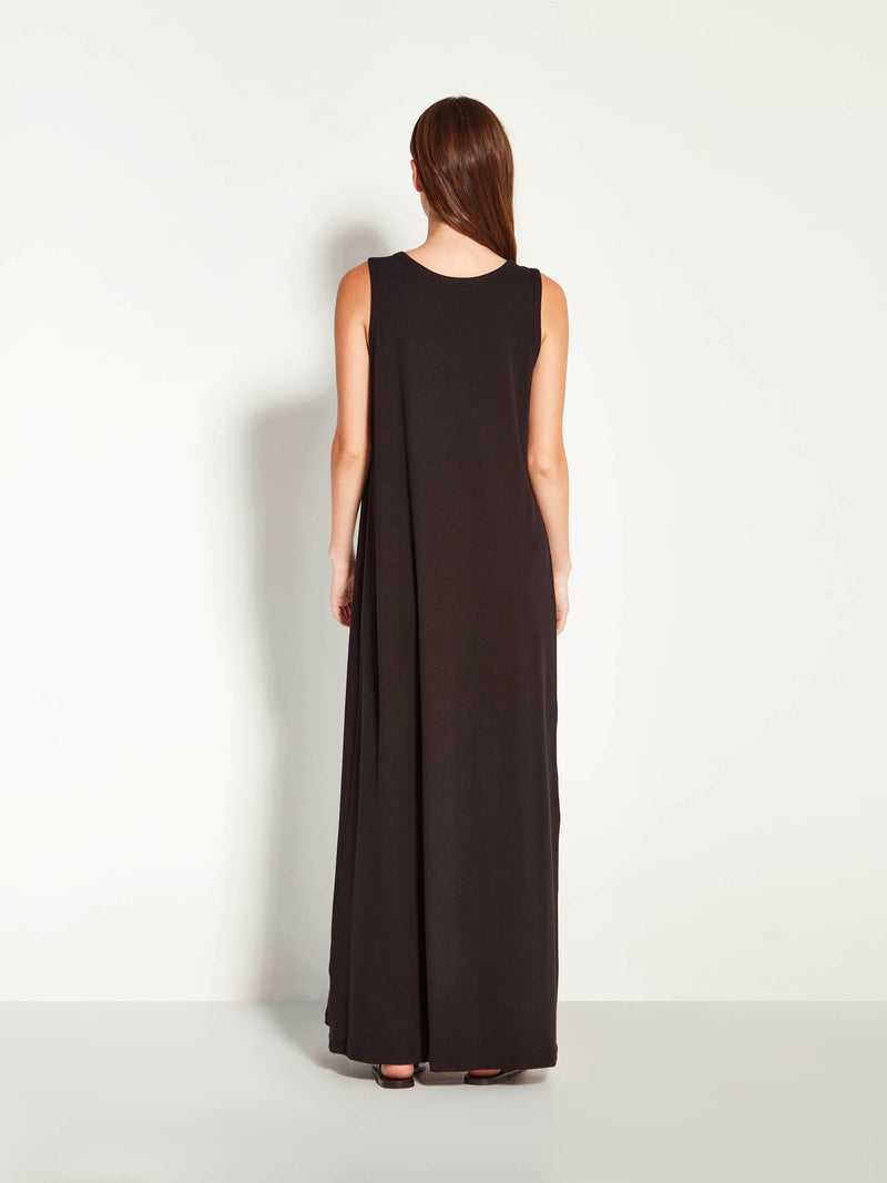 Vinca Dress (Jersey Rib) Black