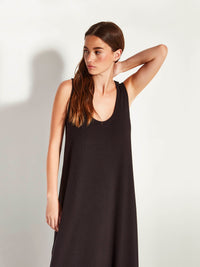 Vinca Dress (Jersey Rib) Black