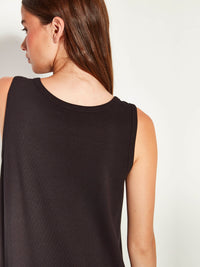 Vinca Dress (Jersey Rib) Black