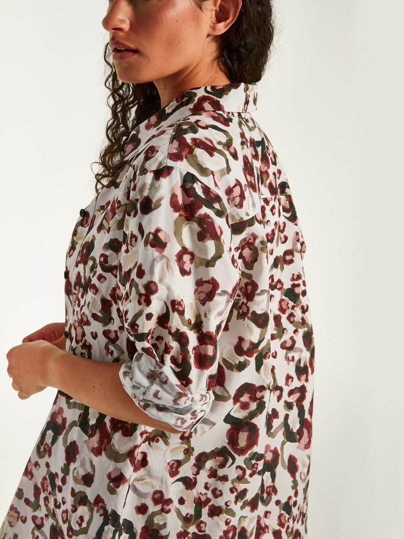 Elara Shirt (Leo Cotton) Savanna
