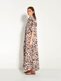 Isle Shirtdress (Leo Cotton) Savanna