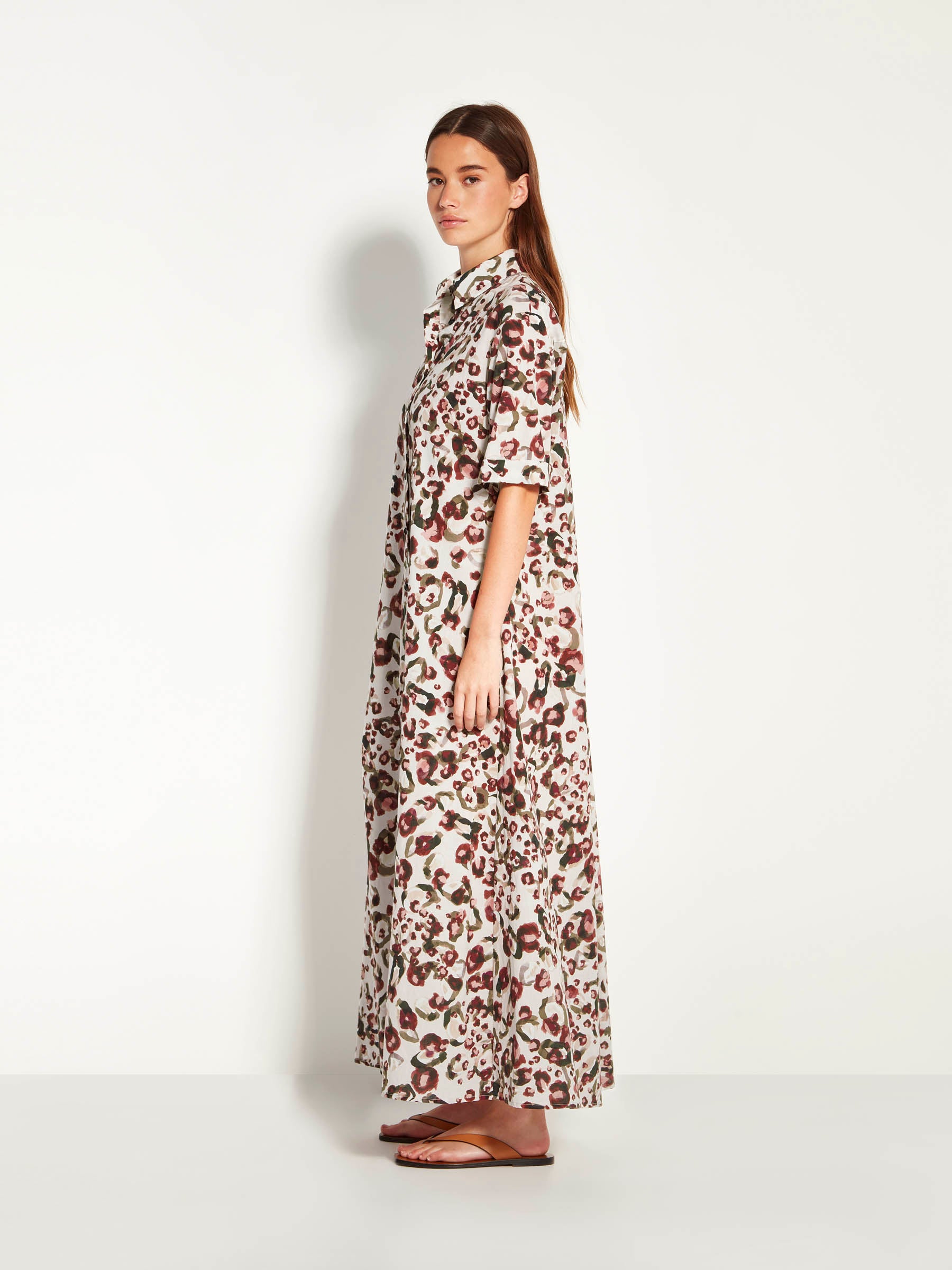 Isle Shirtdress (Leo Cotton) Savanna