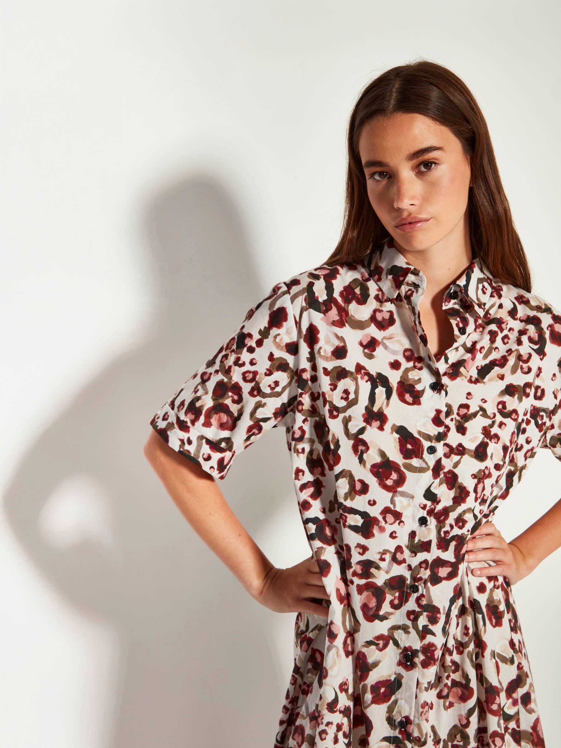 Isle Shirtdress (Leo Cotton) Savanna
