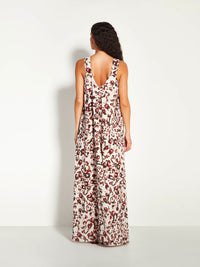 Violetta Dress (Leo Cotton) Savanna