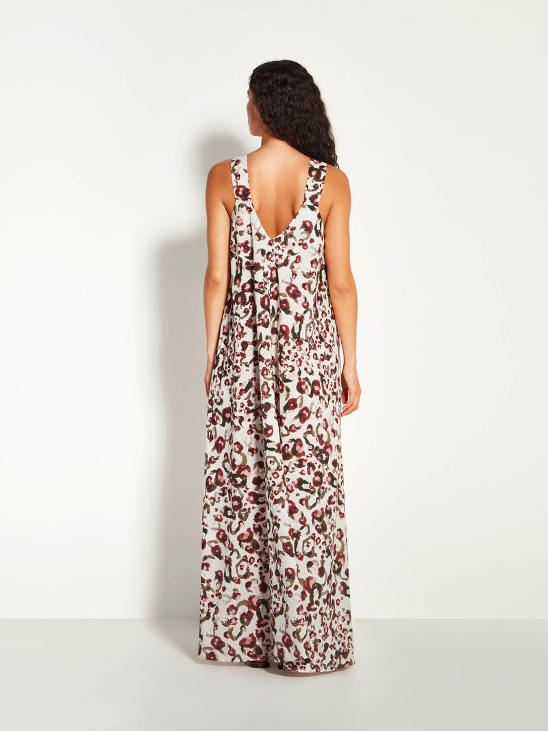 Violetta Dress (Leo Cotton) Savanna