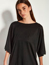 Nami T (Linen Knit) Black Knit