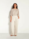 Nami T (Linen Knit) Stone Knit