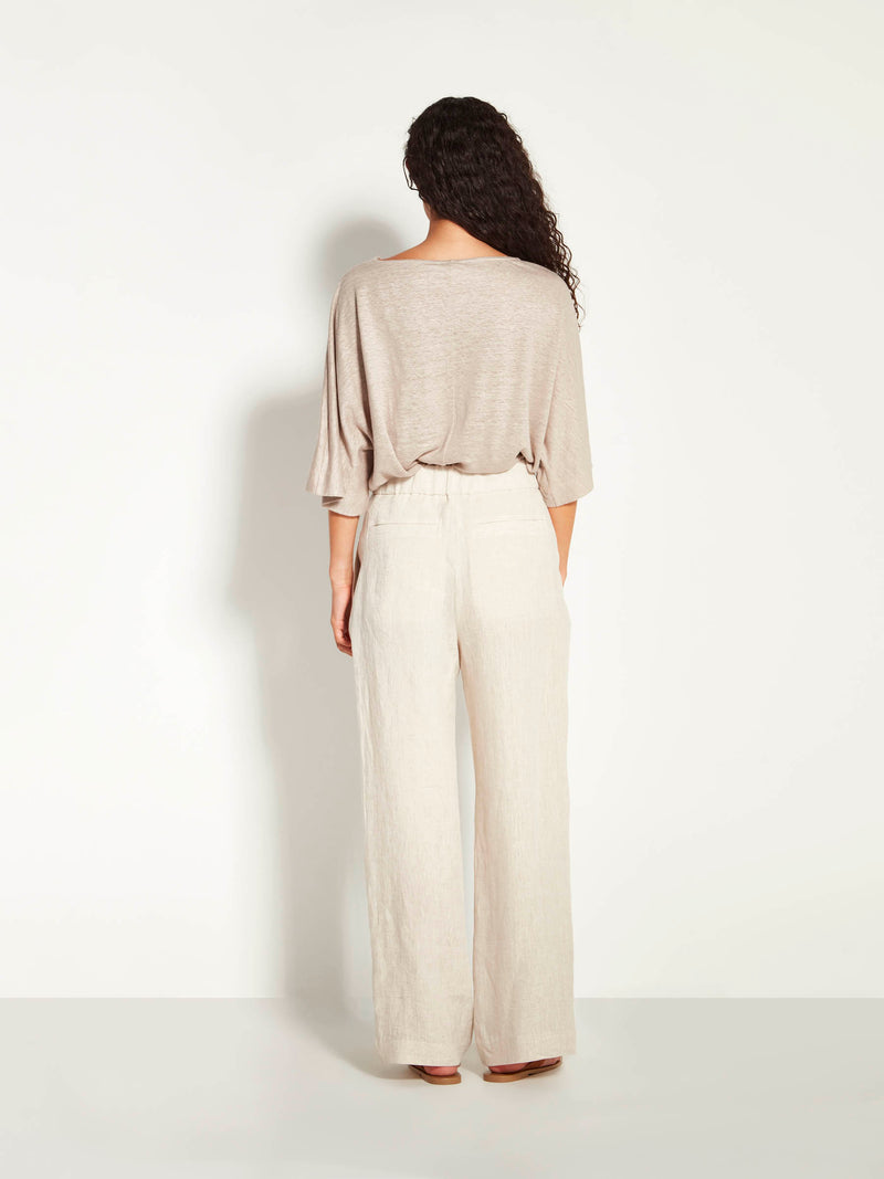 Nami T (Linen Knit) Stone Knit