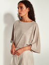 Nami T (Linen Knit) Stone Knit