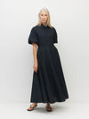 Corfu Dress (Lustre) Deep Indigo