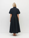 Corfu Dress (Lustre) Deep Indigo
