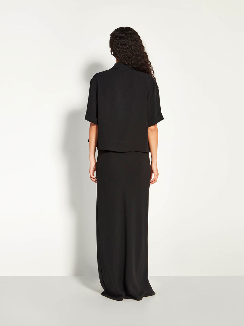 Everly Shirt (Luxe Suiting) Black
