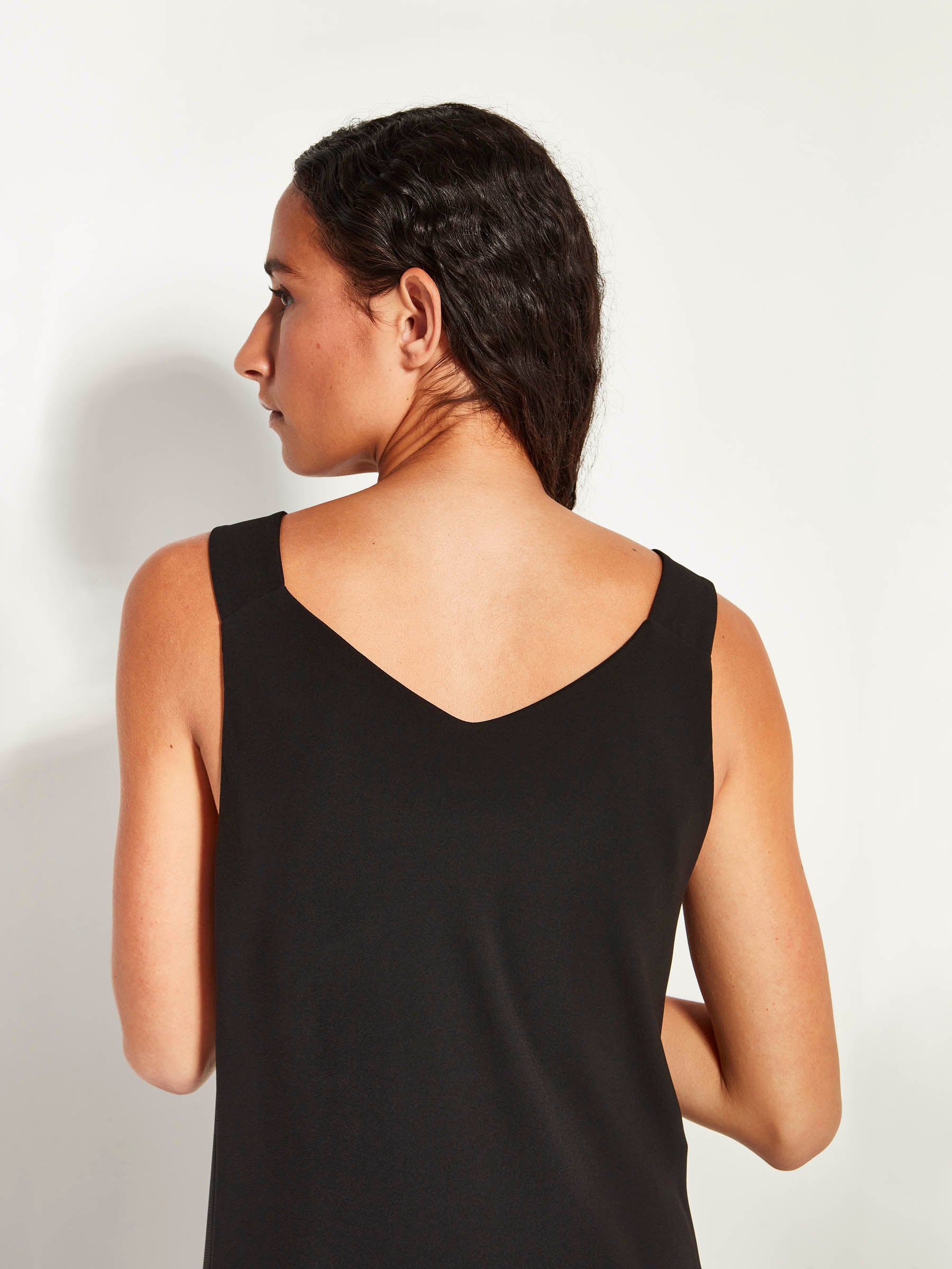 Ingrid Slip (Luxe Suiting) Black