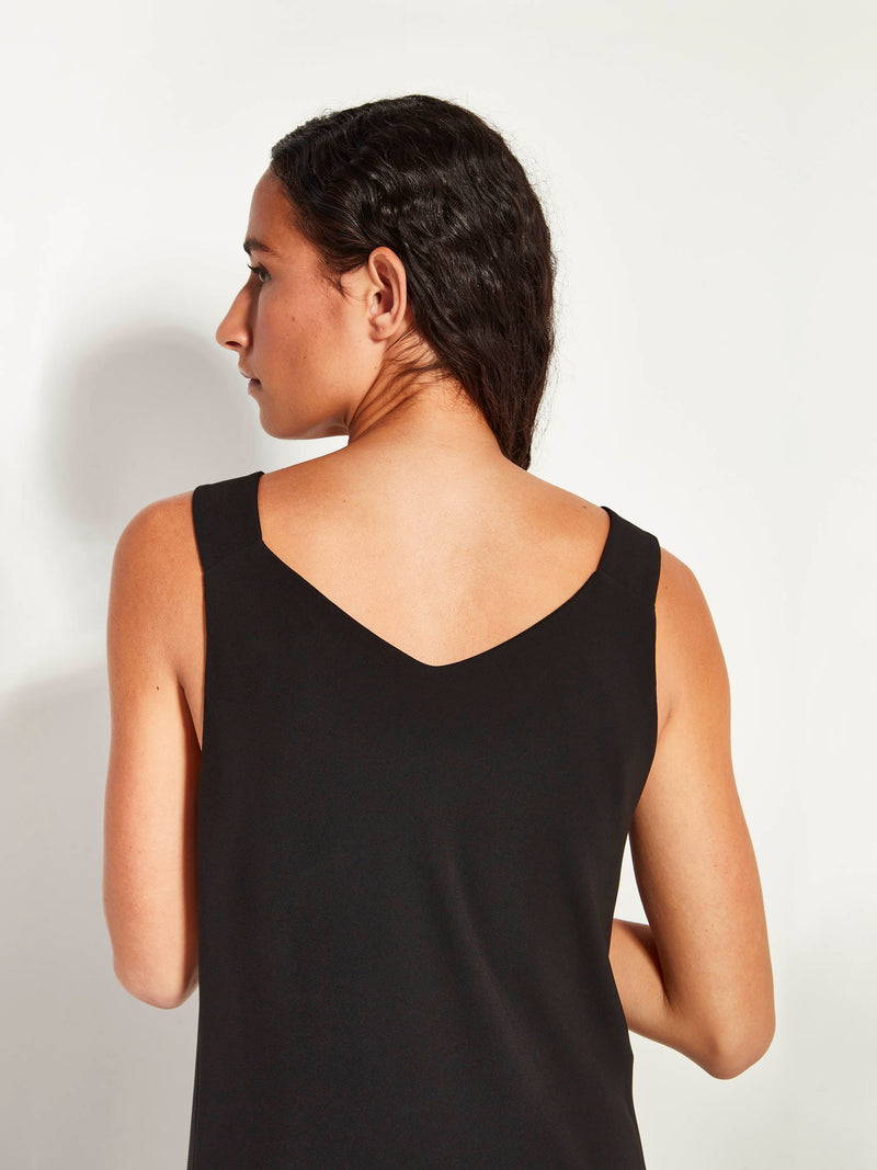 Ingrid Slip (Luxe Suiting) Black